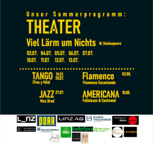 Veranstaltungsprogramm Sommertheater Linz 2024